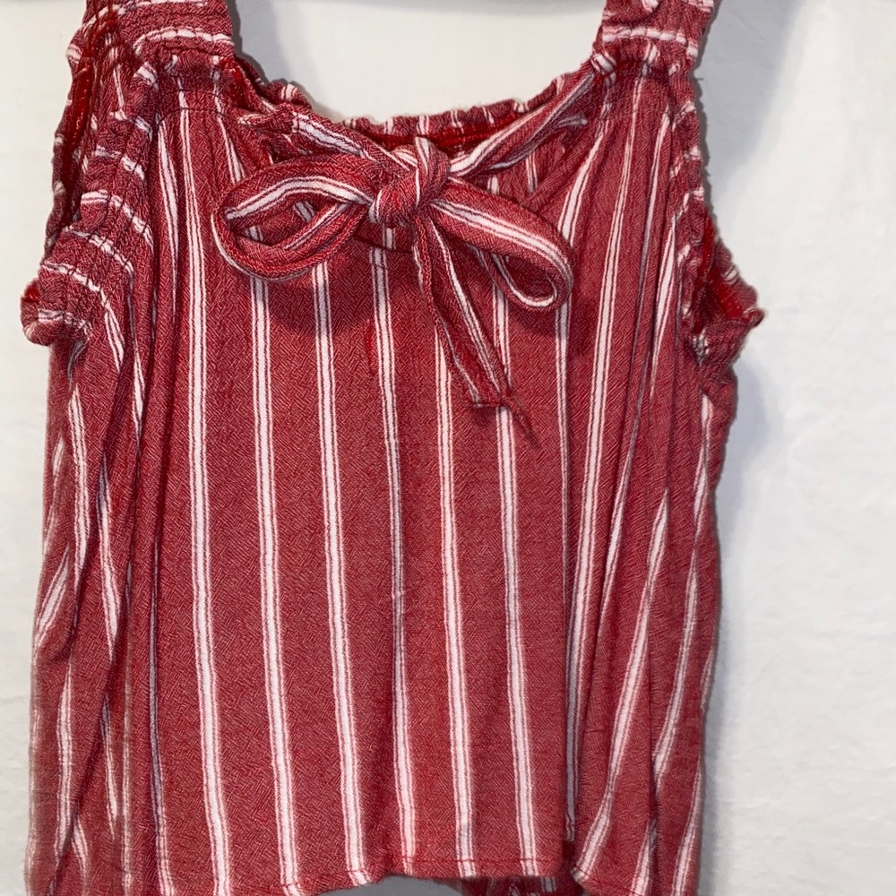 HP Hollister striped cropped tank - Picture 3 of 5